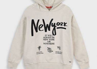 Μπλούζα φούτερ με κουκούλα για κορίτσι | ΒΑΝΙΛΙΑ - Energiers - 